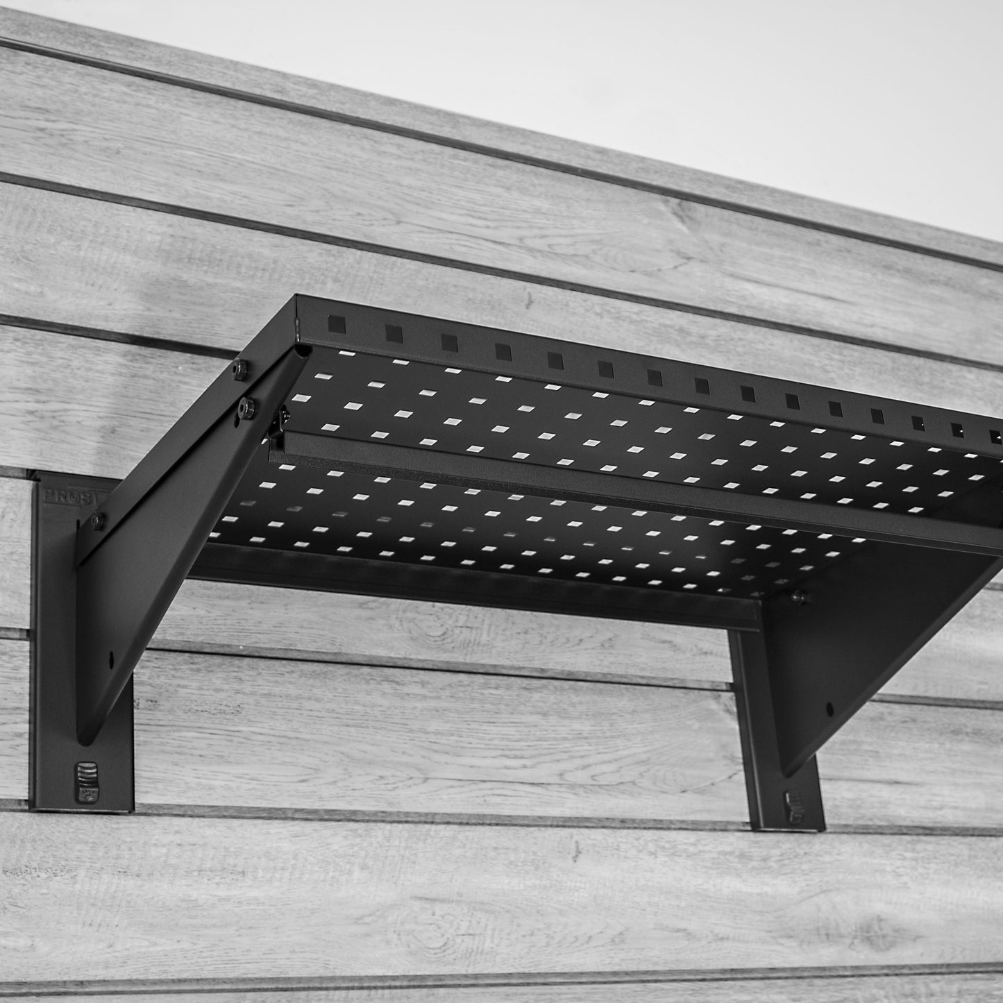 Stealth 24” Heavy Duty Metal Shelf With Clothing Pole 53320K
